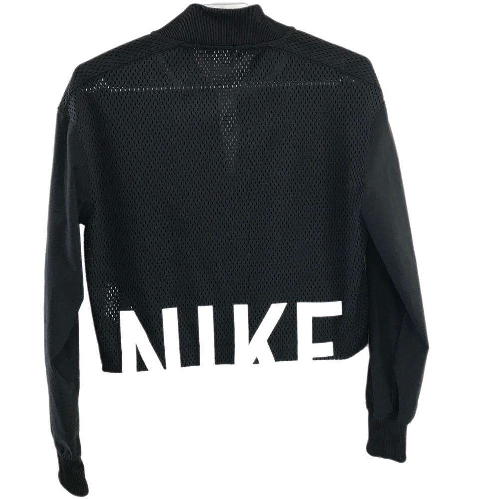 Nike Black Mesh Bomber Jacket - Picture 3 of 7